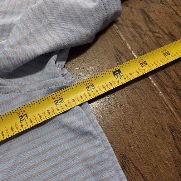 Vineyard Vines Polo Shirt Mens Striped Stretch OTG On The Go Sankaty Large L - Picture 8 of 9